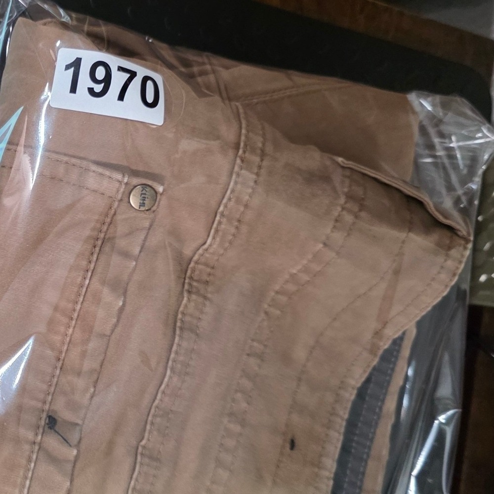 Kuhl Free Generatr Mens 34x32 Khaki Brown Cotton Stretch Work Hiking Pants - Picture 14 of 14